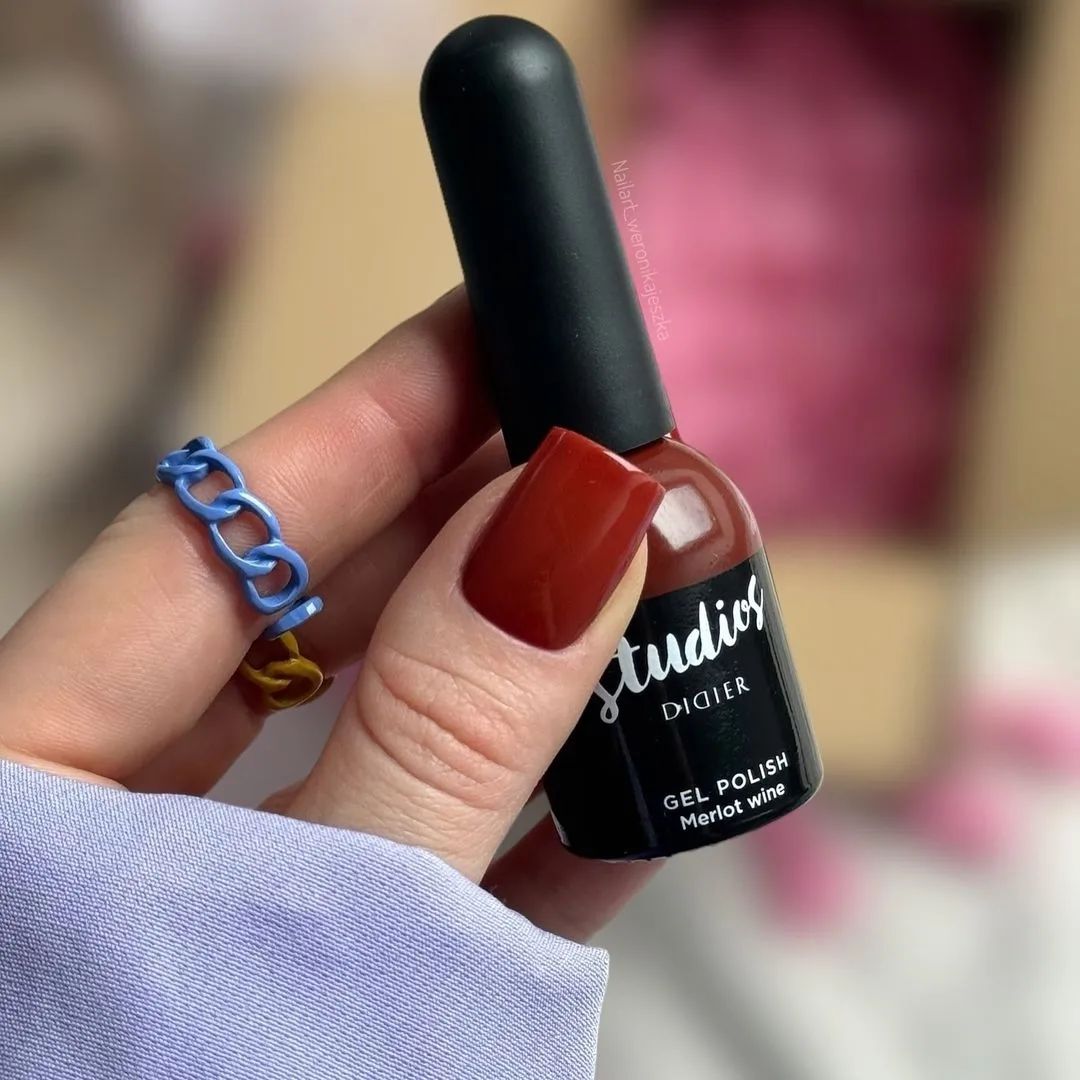 Smalto semipermanente, Studios, Merlot wine, Didier Lab, 8ml