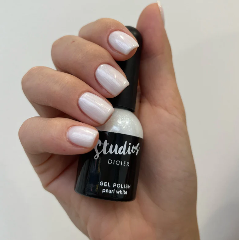 Smalto semipermanente, Studios, TPO & HEMA free, pearl white, Didier Lab, 8ml