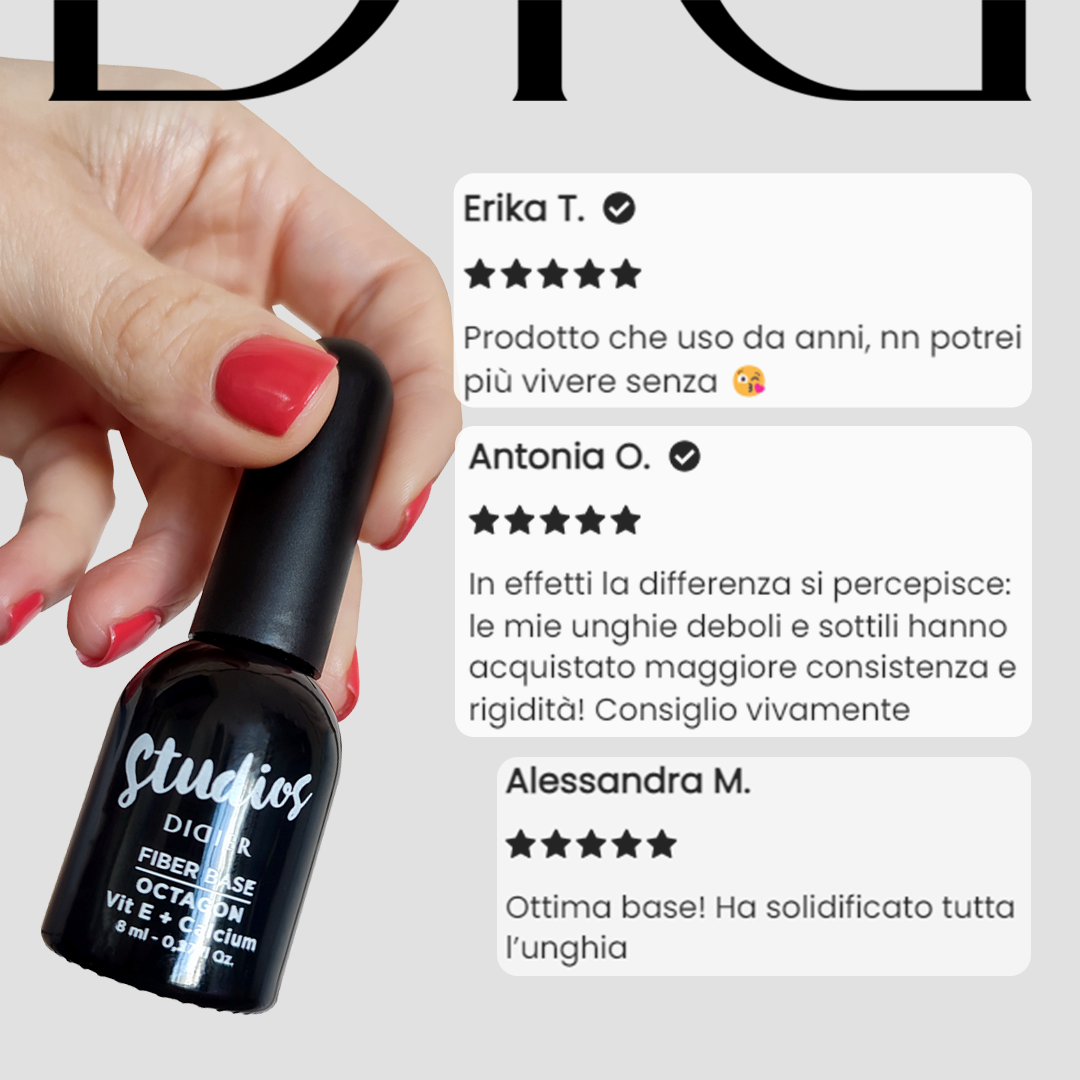 Base semipermanente, Studios, Octagon, HEMA & TPO free, Didier Lab, 8ml