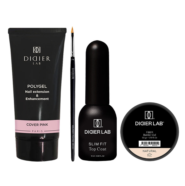 Set Polygel & Fiber Builder Gel, Didier Lab