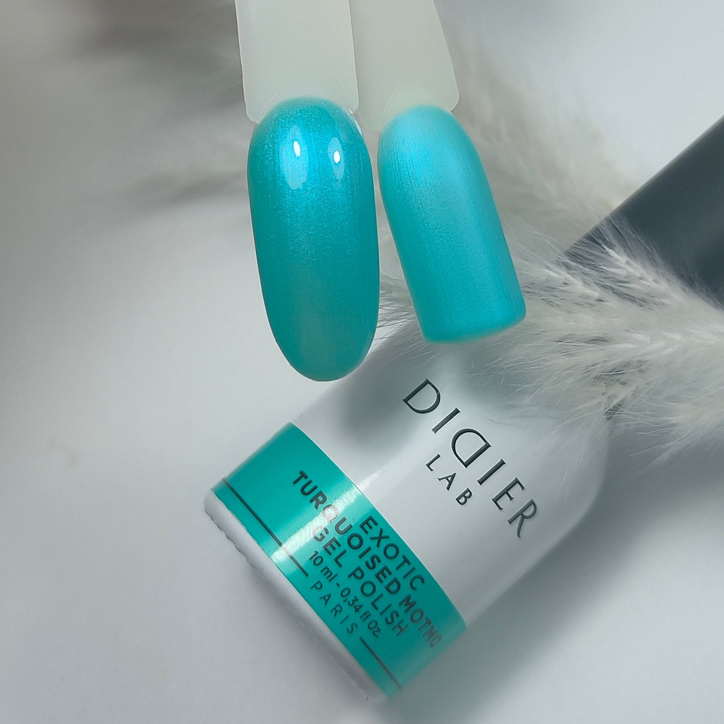 Smalto semipermanente, Exotic, Turquoised Motmo, TPO & HEMA free, Didier Lab, 10ml