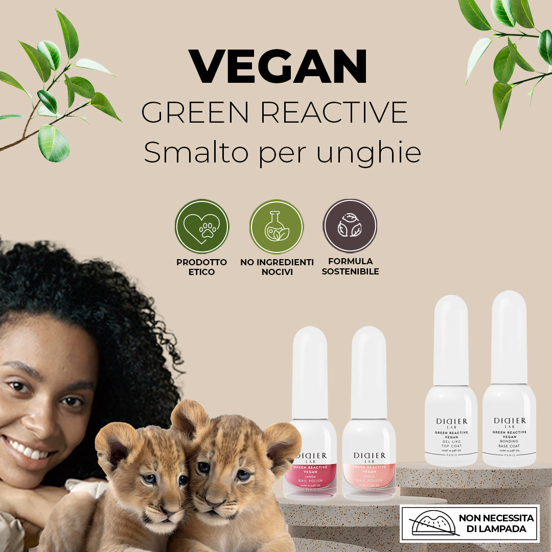 Top coat per unghie, Green reactive, Vegan, Didier Lab, 10ml