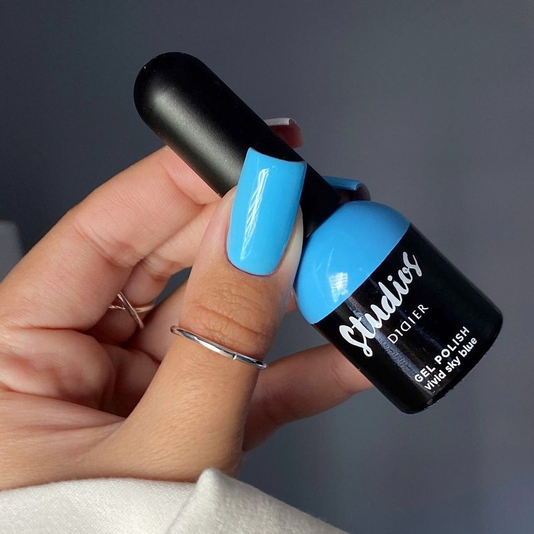 Smalto semipermanente, Studios, vivid sky blue, Didier Lab, 8ml
