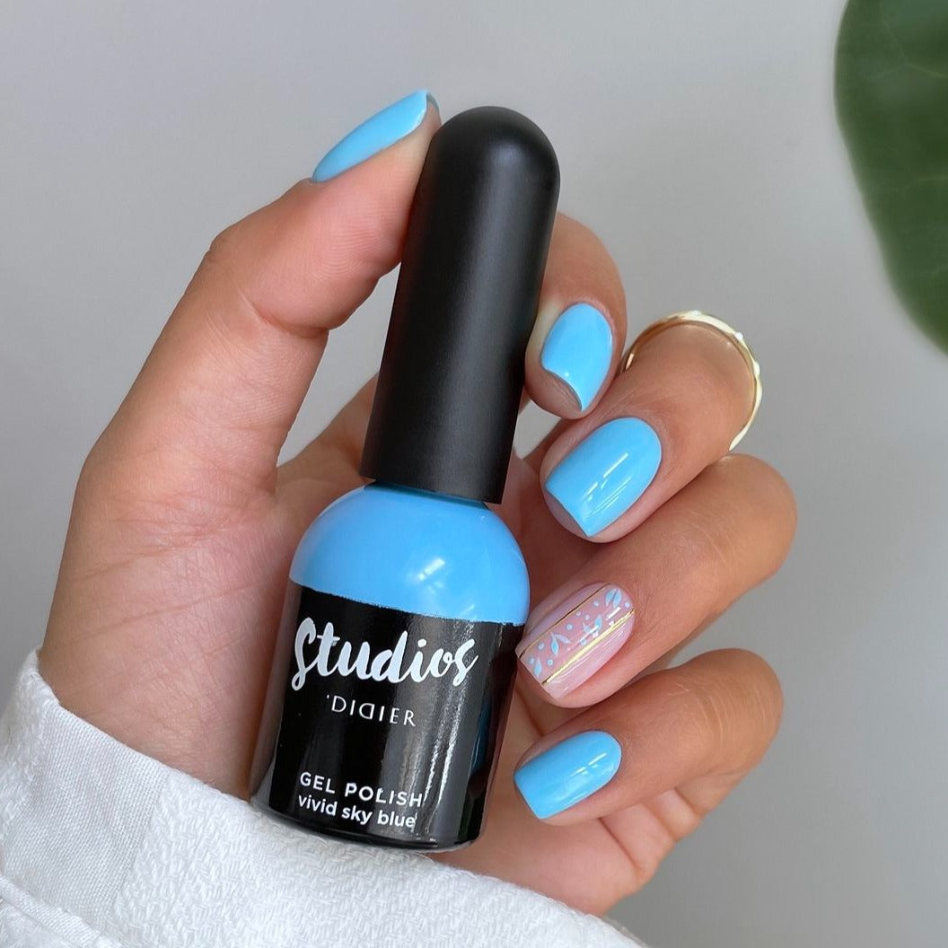 Smalto semipermanente, Studios, vivid sky blue, Didier Lab, 8ml
