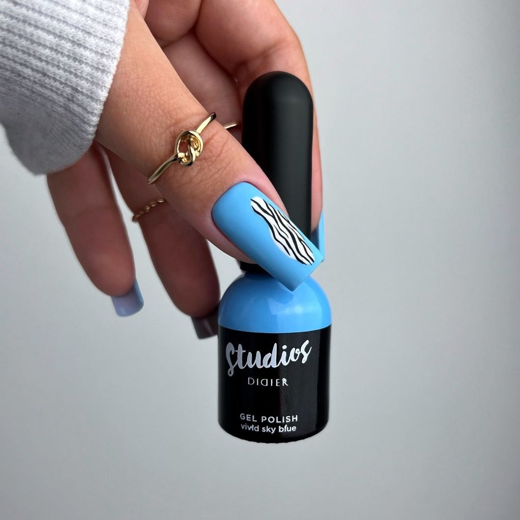Smalto semipermanente, Studios, vivid sky blue, Didier Lab, 8ml