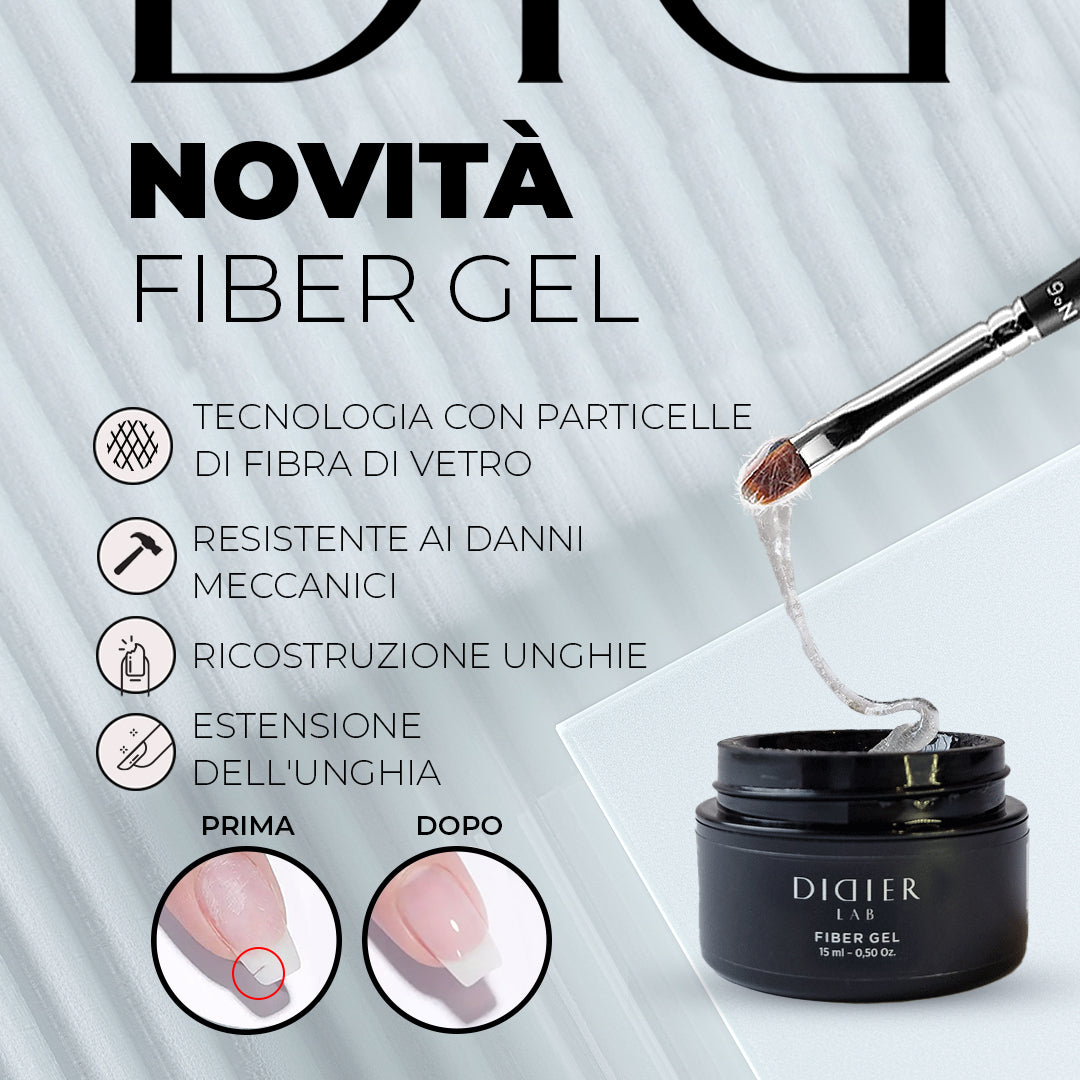 Fiber gel, HEMA & TPO free, Didier Lab, 15g
