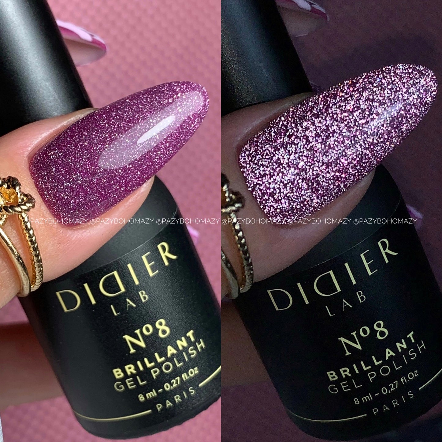 Smalto semipermanente, Brillant, No8, Didier Lab, 8ml