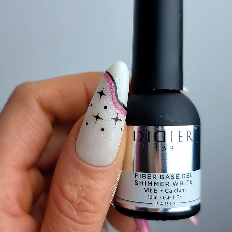 Base semipermanente, Fiber, Shimmer White, Didier Lab, 10ml