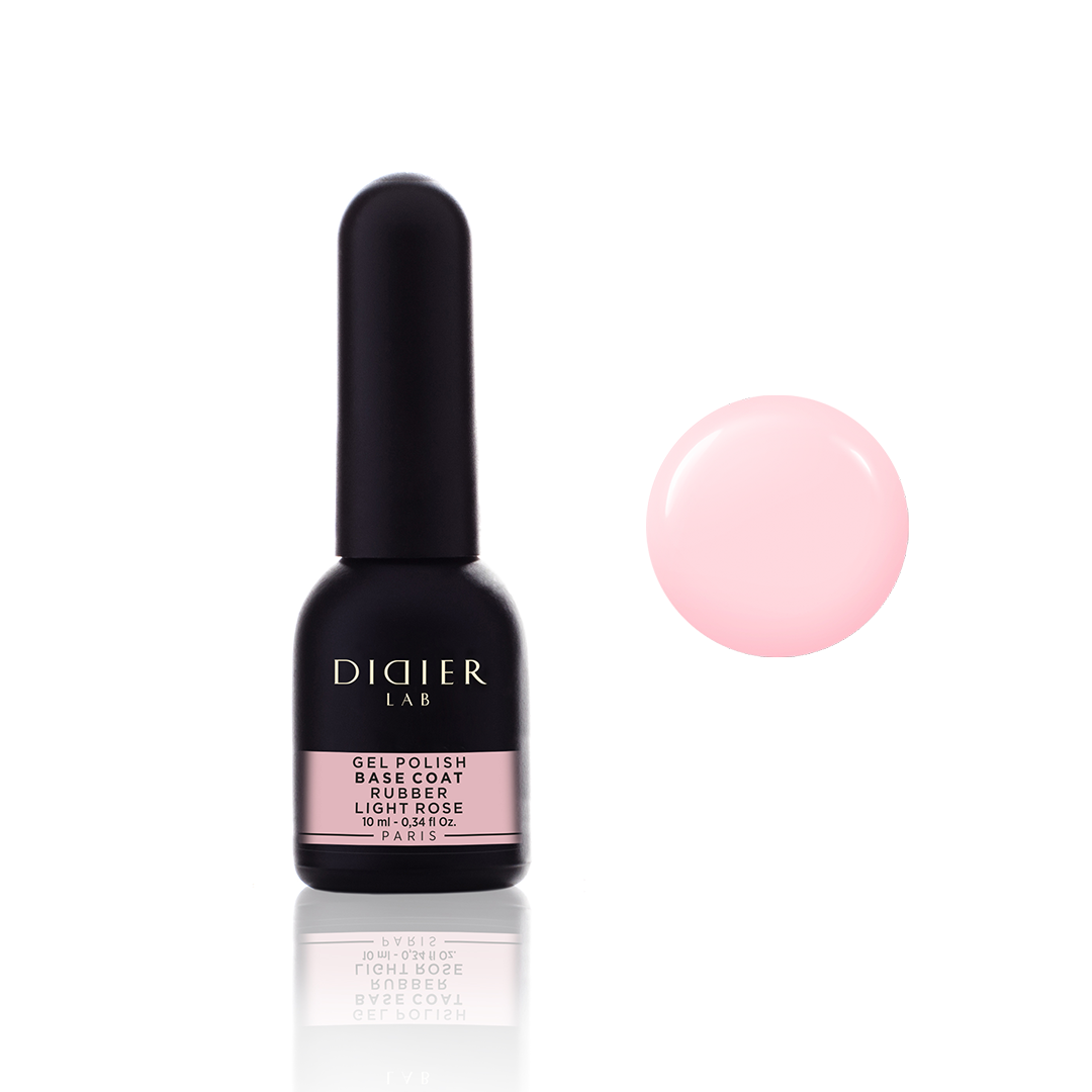 Base semipermanente, Rubber, light rose, Didier Lab, 10ml