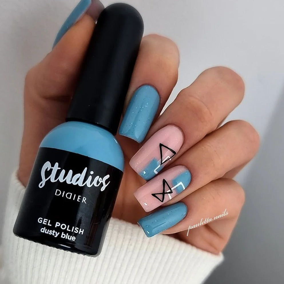 Smalto semipermanente, Studios, TPO free, dusty blue, Didier Lab, 8ml