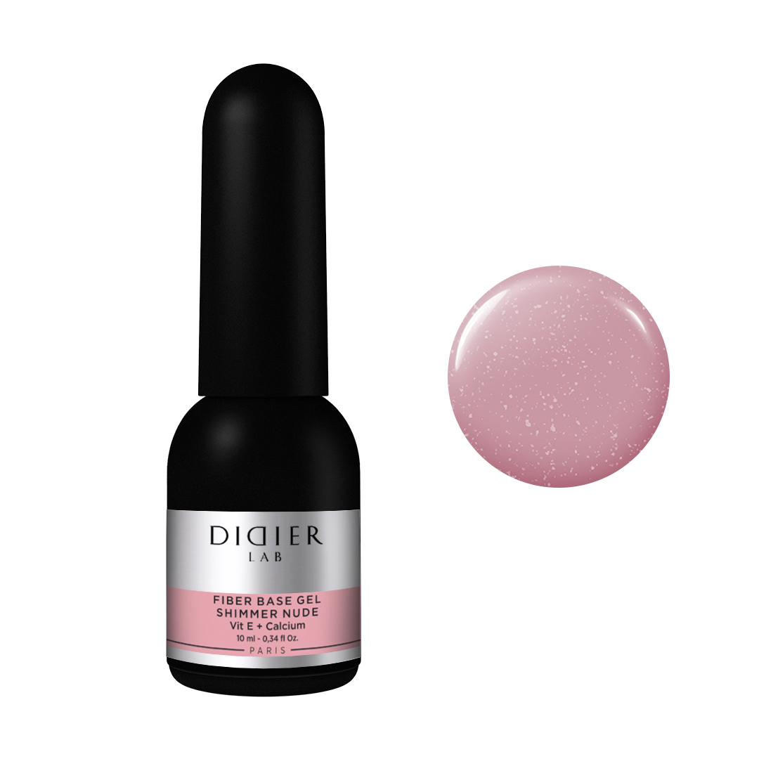 Base semipermanente, Fiber, Shimmer Nude, Didier Lab, 10ml