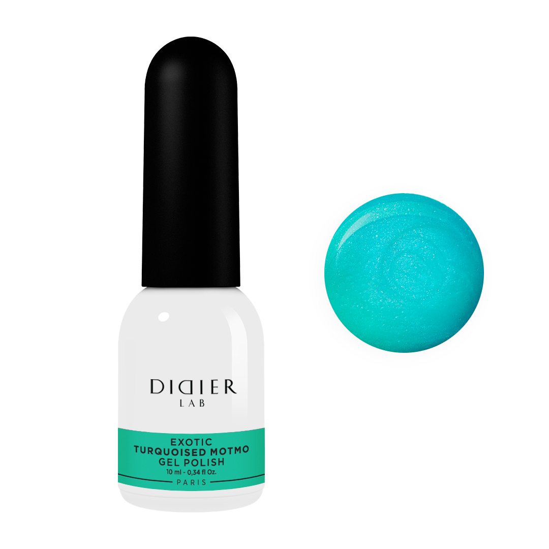 Smalto semipermanente, Exotic, Turquoised Motmo, Didier Lab, 10ml