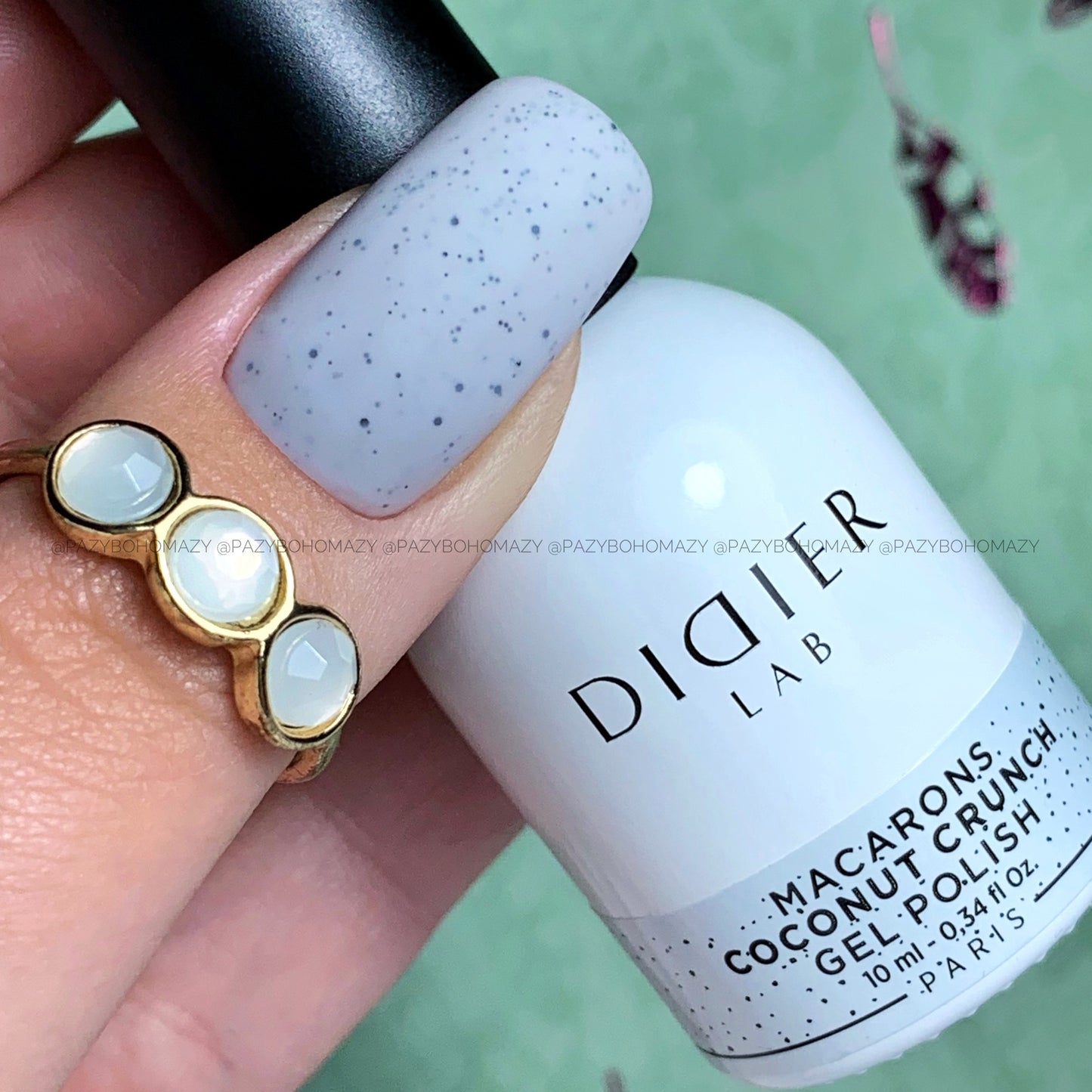 Smalto semipermanente, Macarons, Coconut Crunch, Didier Lab, 10ml