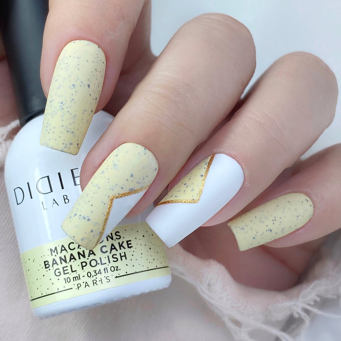 Smalto semipermanente, Macarons, Banana Cake, Didier Lab, 10ml