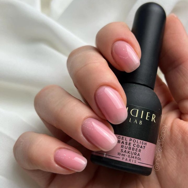 Base semipermanente, Rubber, sakura, TPO & HEMA free, Didier Lab, 10ml