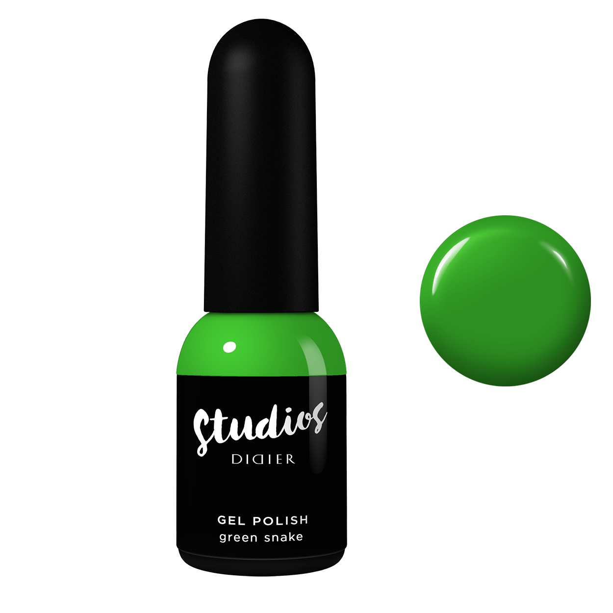 Smalto semipermanente, Studios, Green Snake, Didier Lab, 8ml