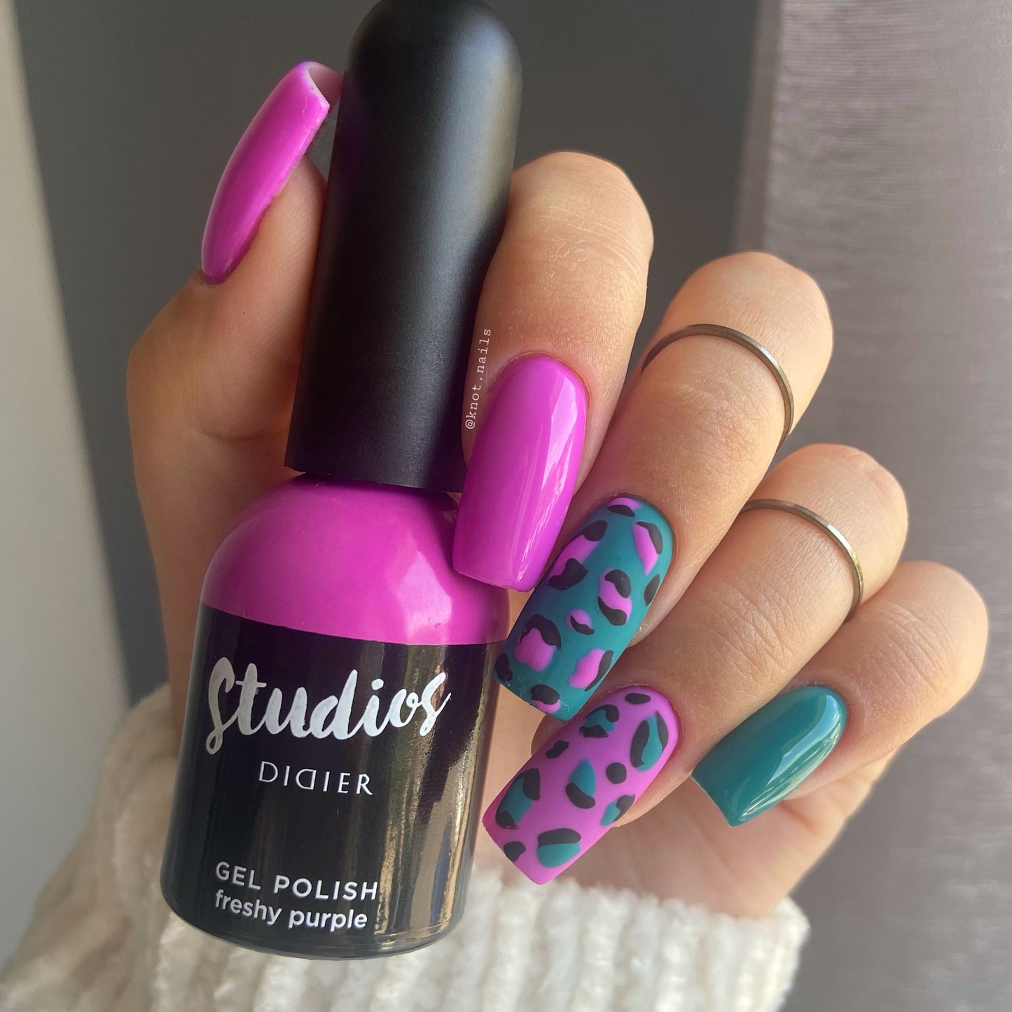 Smalto semipermanente, Studios, TPO & HEMA free, Freshy Purple, Didier Lab, 8ml