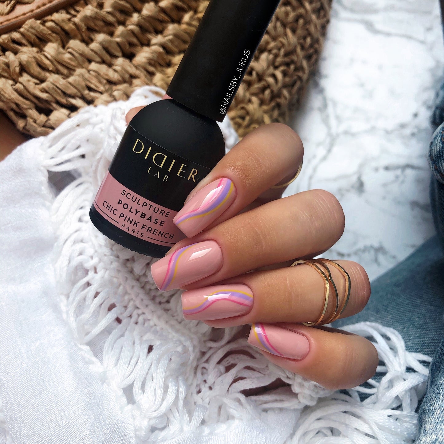 Sculpture Polybase "Didier Lab", TPO & HEMA free, Chic Pink French, 10ml