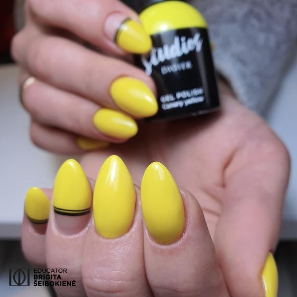 Smalto semipermanente, Studios, TPO free, Canary Yellow, Didier Lab, 8ml