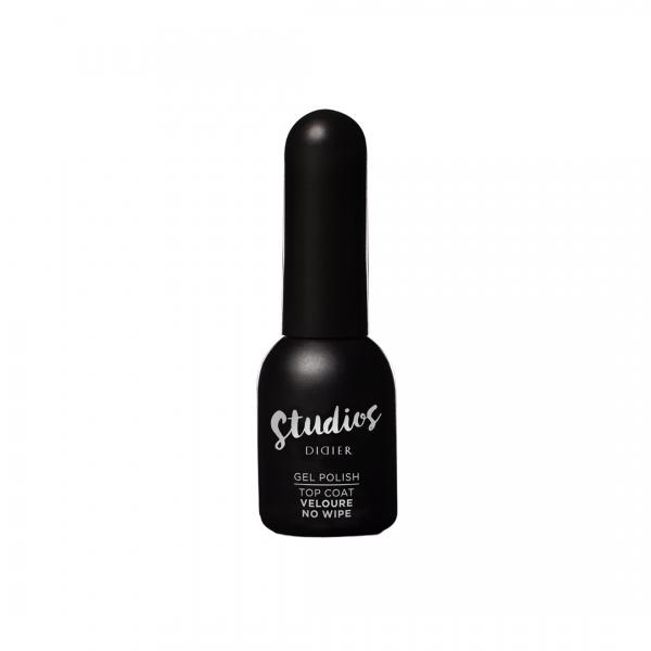 Top coat semipermanente, Studios, Velour, Opaco, No wipe, Didier Lab, 8ml