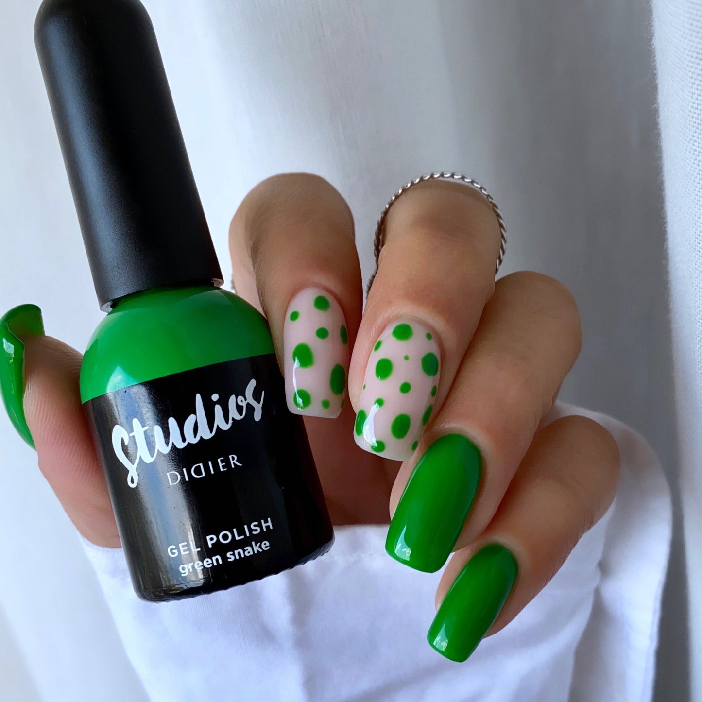 Smalto semipermanente, Studios, Green Snake, Didier Lab, 8ml