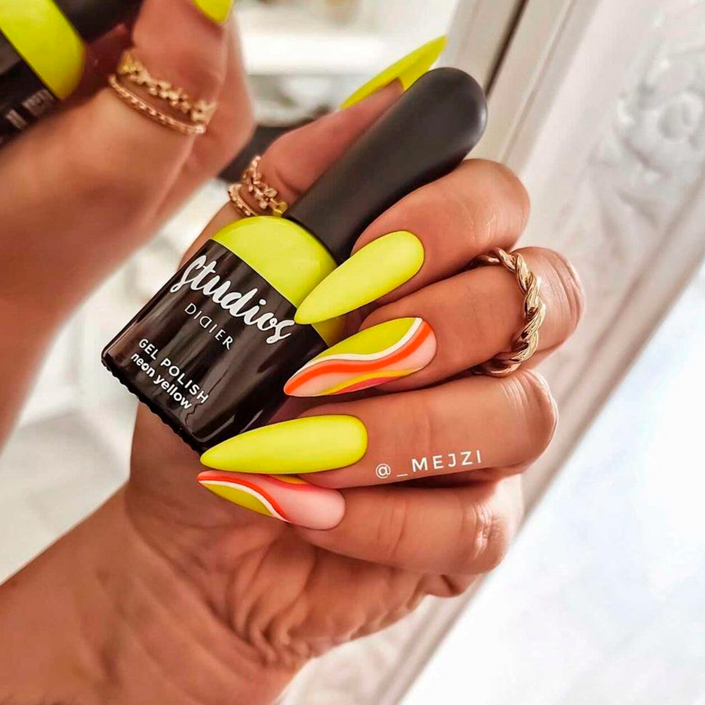 Smalto semipermanente, Studios, TPO free, Neon Yellow, Didier Lab, 8ml