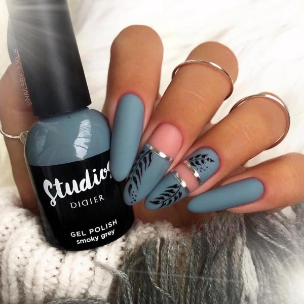 Smalto semipermanente, Studios, TPO & HEMA free, smoky grey, Didier Lab, 8ml