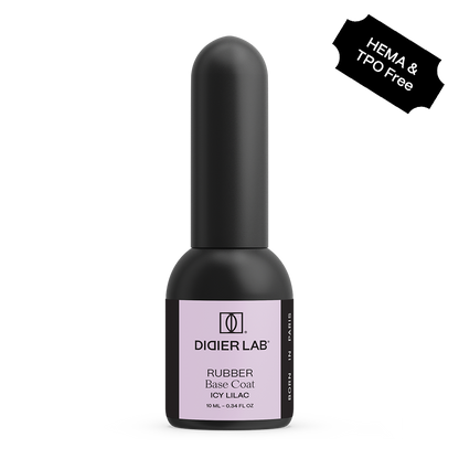 Base semipermanente, HEMA & TPO free, Rubber base, icy lilac, 10ml