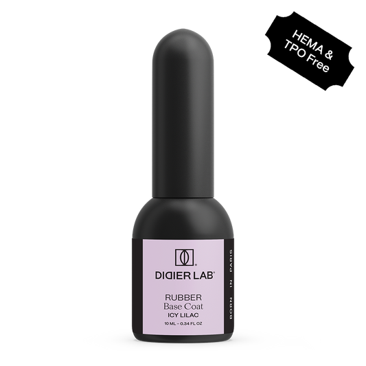 Base semipermanente, HEMA & TPO free, Rubber base, icy lilac, 10ml