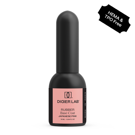 Base semipermanente, HEMA & TPO free, Rubber base, Japanese pink, 10ml