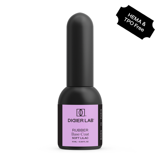 Base semipermanente, HEMA & TPO free, Rubber base, soft lilac, 10ml