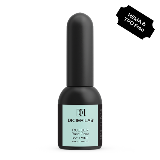 Base semipermanente, HEMA & TPO free, Rubber base, soft mint, 10ml