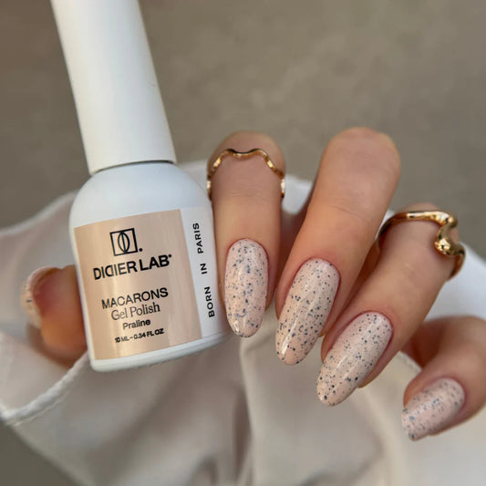 Smalto semipermanente, Macarons, Praline, HEMA & TPO free, Didier Lab, 10ml