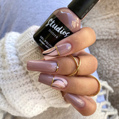 Smalto semipermanente, Studios, TPO & HEMA free, brown mist, Didier Lab, 8ml