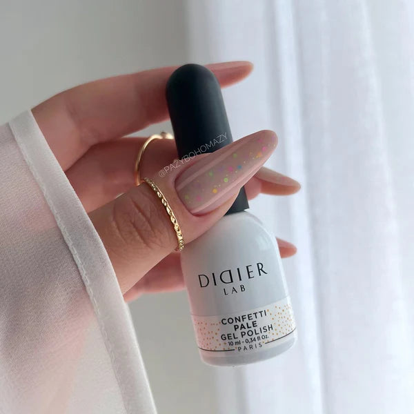 Smalto semipermanente, Confetti, Pale, TPO & HEMA free, Didier Lab, 10ml