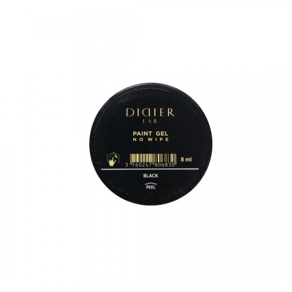 Gel per nail art, no wipe, nero, TPO & HEMA free, Didier lab, 8ml