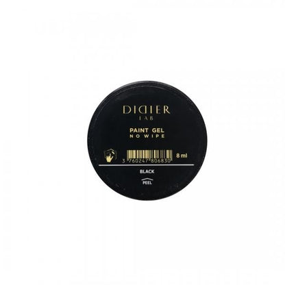 Gel per nail art, no wipe, nero, TPO & HEMA free, Didier lab, 8ml