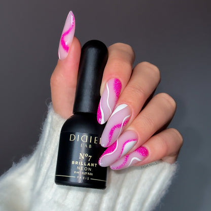 Smalto semipermanente, Brillant NEON, No7, Didier Lab, 8ml