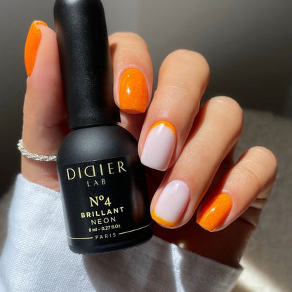 Smalto semipermanente, Brillant NEON, No4, Didier Lab, 8ml