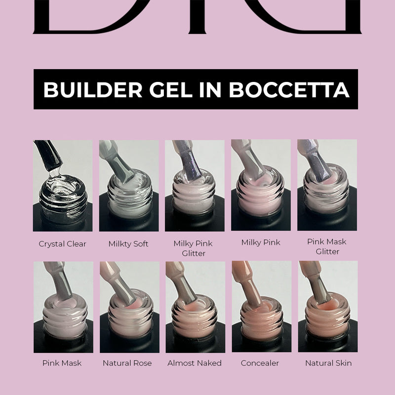 Builder Gel in boccetta, Natural Skin, Didier Lab, 15ml