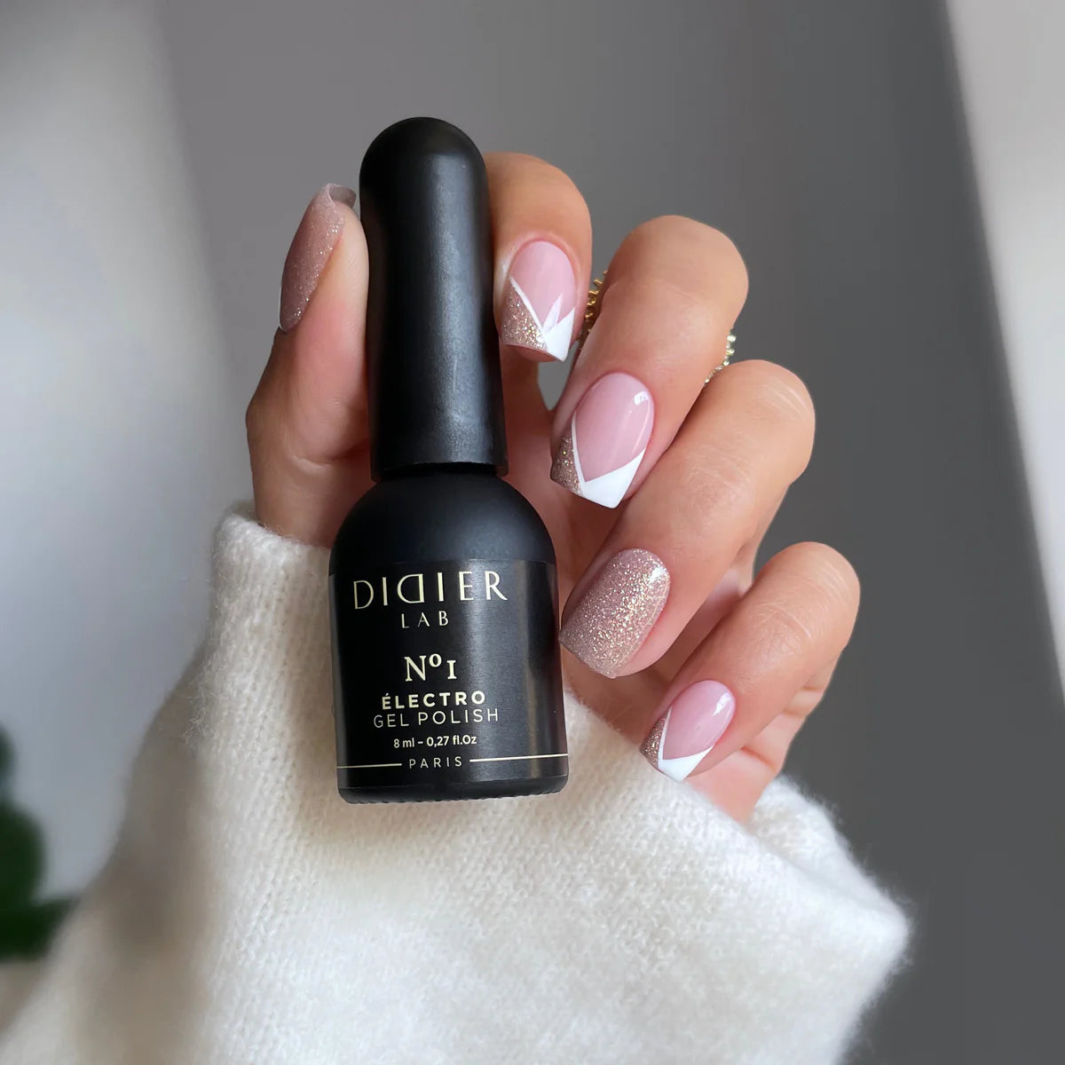 Smalto semipermanente, Electro, No1, HEMA & TPO free, Didier Lab, 8ml