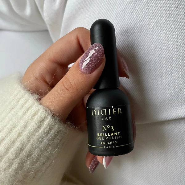 Smalto semipermanente, HEMA & TPO free, Brillant, No3, Didier Lab, 8ml