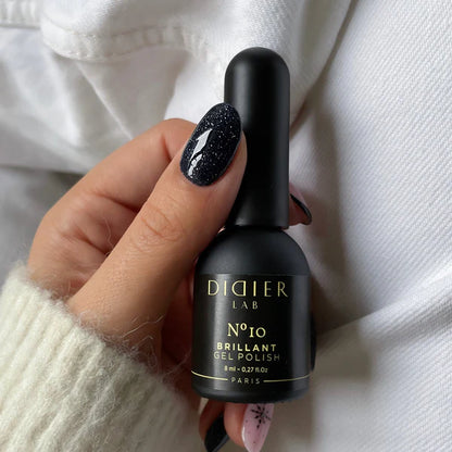 Smalto semipermanente, HEMA & TPO free, Brillant, No10, Didier Lab, 8ml