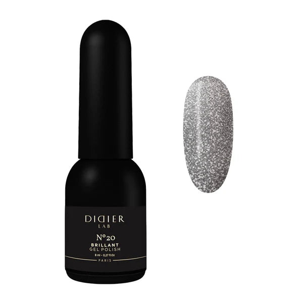 Smalto semipermanente, Brillant, No20, TPO & HEMA free, Didier Lab, 8ml