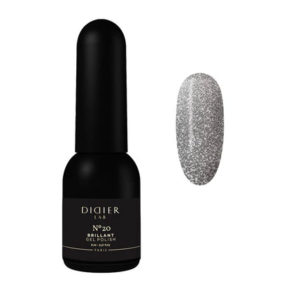 Smalto semipermanente, Brillant, No20, TPO & HEMA free, Didier Lab, 8ml