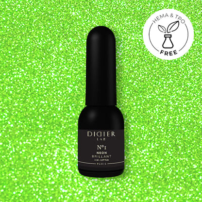 Smalto semipermanente, Brillant NEON, No1, Didier Lab, 8ml