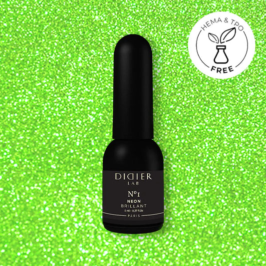 Smalto semipermanente, Brillant NEON, No1, Didier Lab, 8ml