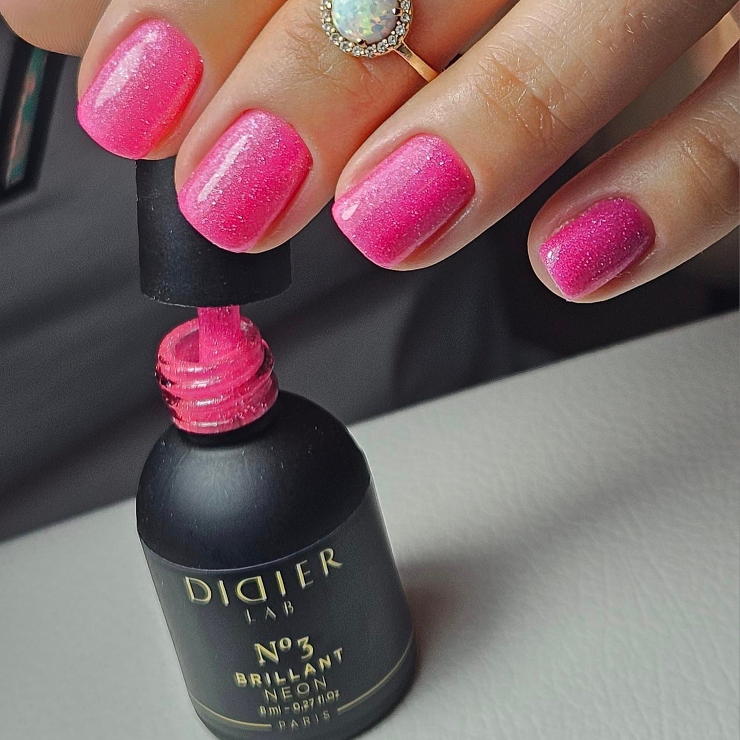 Smalto semipermanente, HEMA &TPO free, Brillant NEON, No3, Didier Lab, 8ml