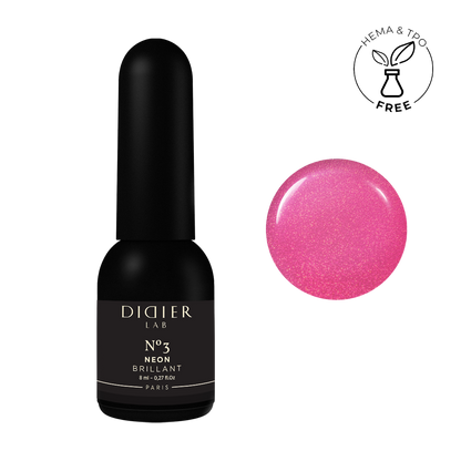 Smalto semipermanente, Brillant NEON, No3, Didier Lab, 8ml