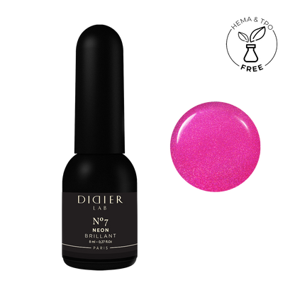Smalto semipermanente, Brillant NEON, No7, Didier Lab, 8ml